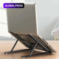 Adjustable Foldable Heat-Dissipating Plastic Laptop Stand, Computer Stand for Laptop, Portable Desktop Laptop Holder Accessory #GLOBAL PICKS